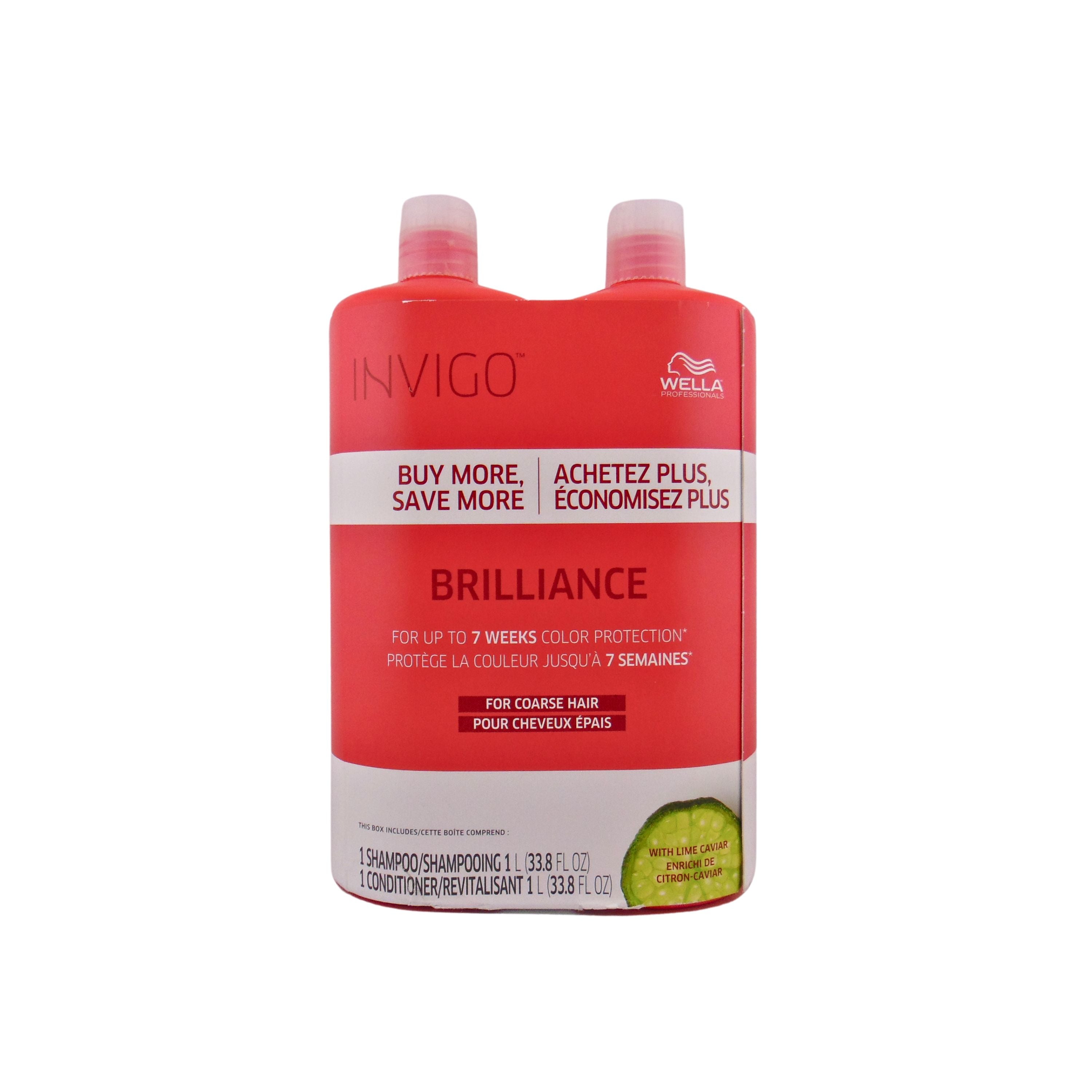 Wella Invigo Brilliance Duo for Coarse Hair (Shampoo and Conditioner)